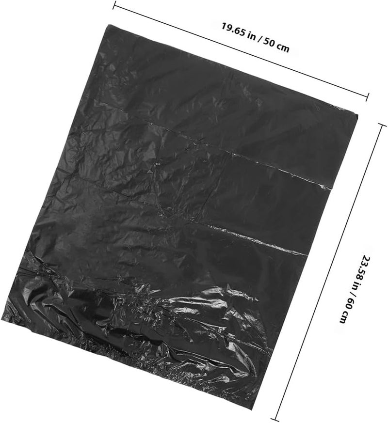 Large Black Garbage Bags 50Pcs 50X60 Inch Heavy Duty Trash Liners For Home Office - Image 2